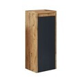 Dulap de baie, Hanah Home, 1820, 30x70x25 cm, PAL MELAMINAT, Pin Atlantic / Antracit