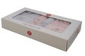 Set de baie Family, Cotton Box, Nakışlı Aile, Bumbac, Pulbere / Gri