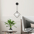 Aplica de perete, Fulgor, 942FLG2104, Metal, Alb/Negru