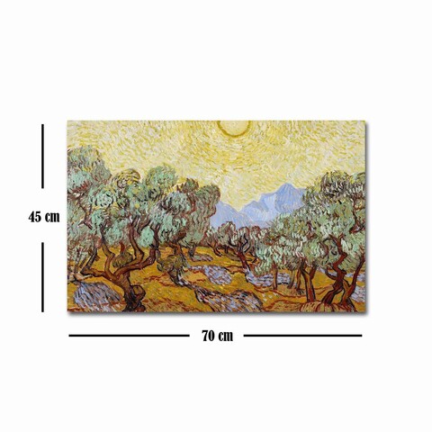 Tablou decorativ, FAMOUSART-115, Canvas, Dimensiune: 45 x 70 cm, Multicolor