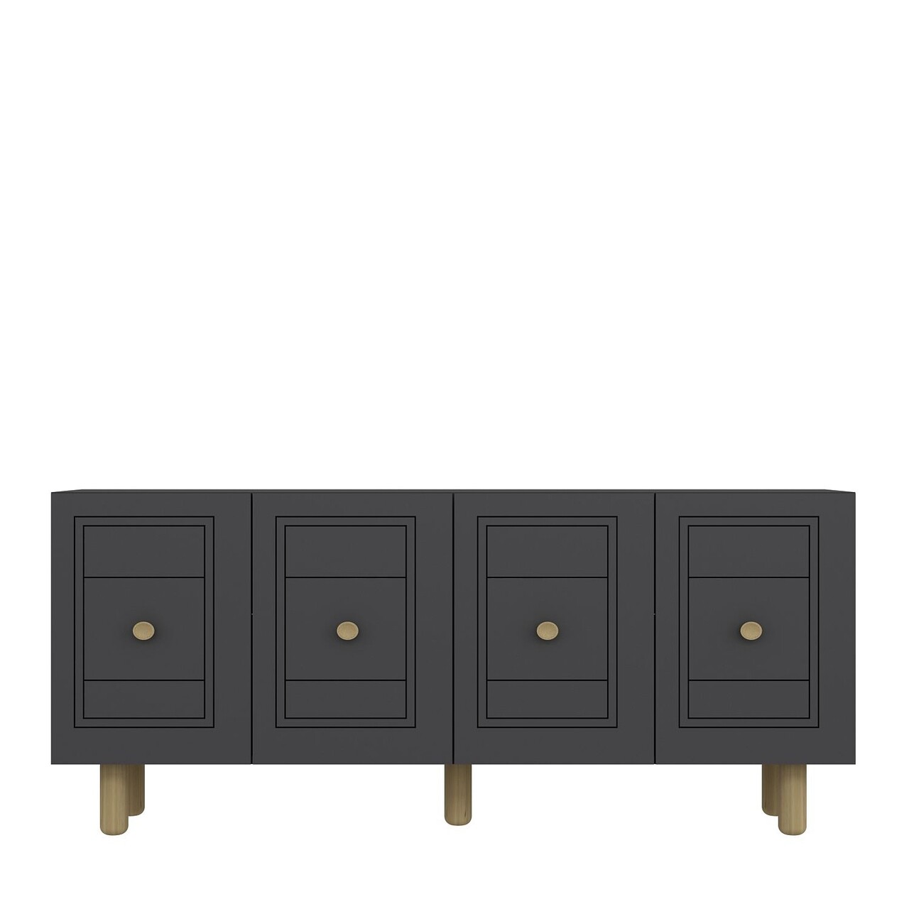 Consola, Hanah Home, Dario Bohem, 150x75x35 cm, PAL , Antracit - view 3