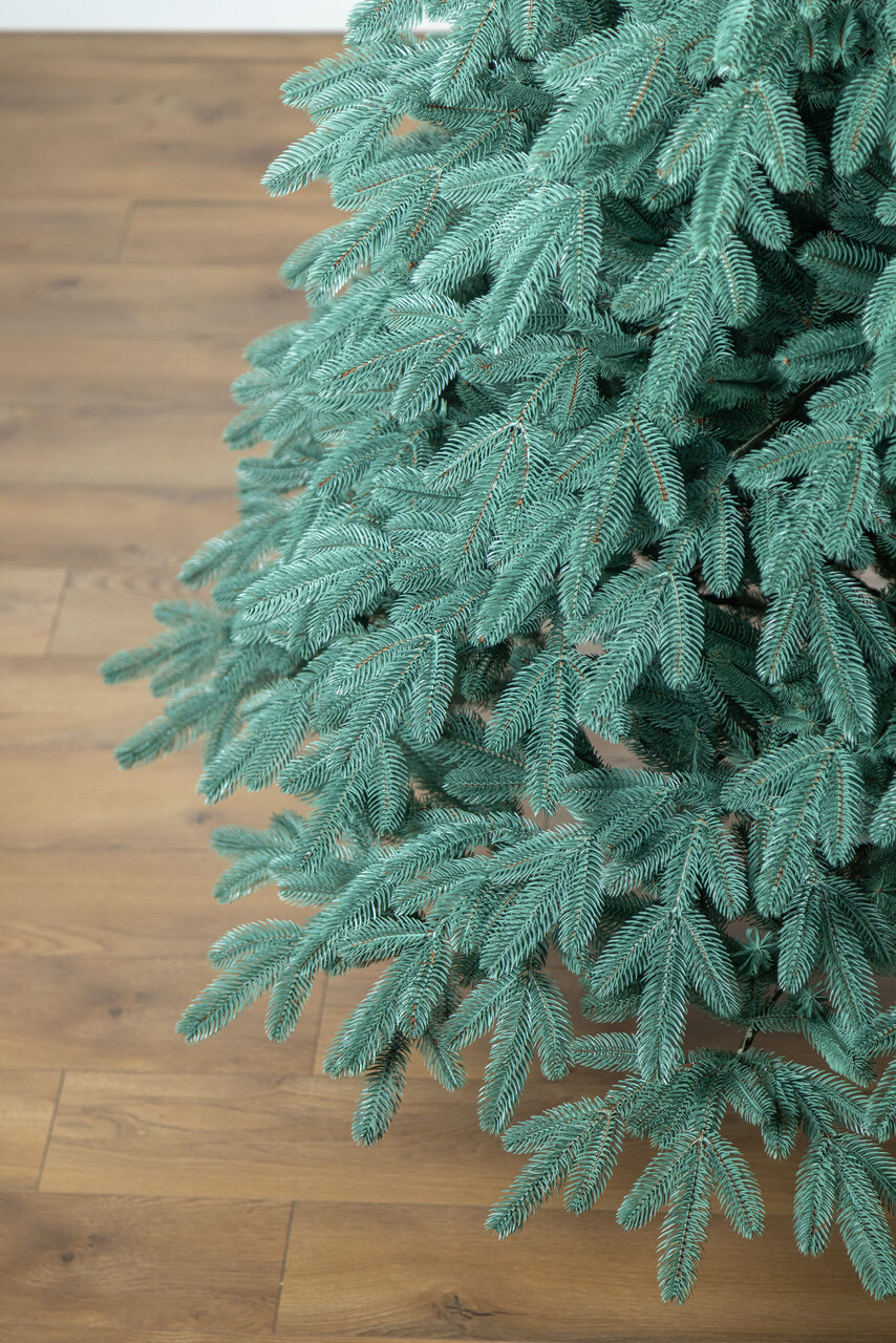 Brad artificial Christmas Deluxe by Sersimo, Laponia Select argintiu, integral 3D, 210cm — imaginea 22