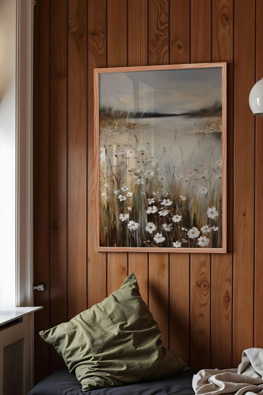 Tablou decorativ, 115010, Lemn masiv, Sticla PVC, Multicolor — imaginea 3