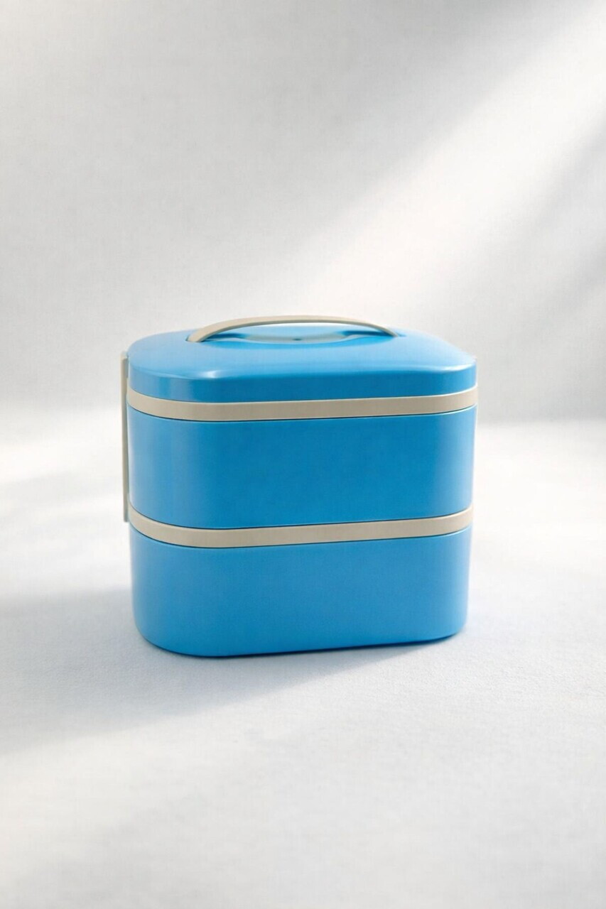 Cutie pentru pranz, Hermia, 721CBL1321, Inox, Izolat in vid, Albastru - view 3