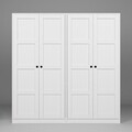 Dulap pentru haine, Miwood, Lucas 1600-90, Alb