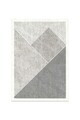 Covor, CLR-7357-Gri-40, 160x300 cm, Poliester, Crem