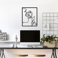 Decoratiune de perete, Sweetness, Dimensiune: 50 x 40 cm, Negru