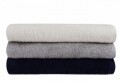 Set 3 prosoape de baie Beverly Hills Polo Club, 70x140 cm, 100% bumbac, White/Grey/Dark Blue