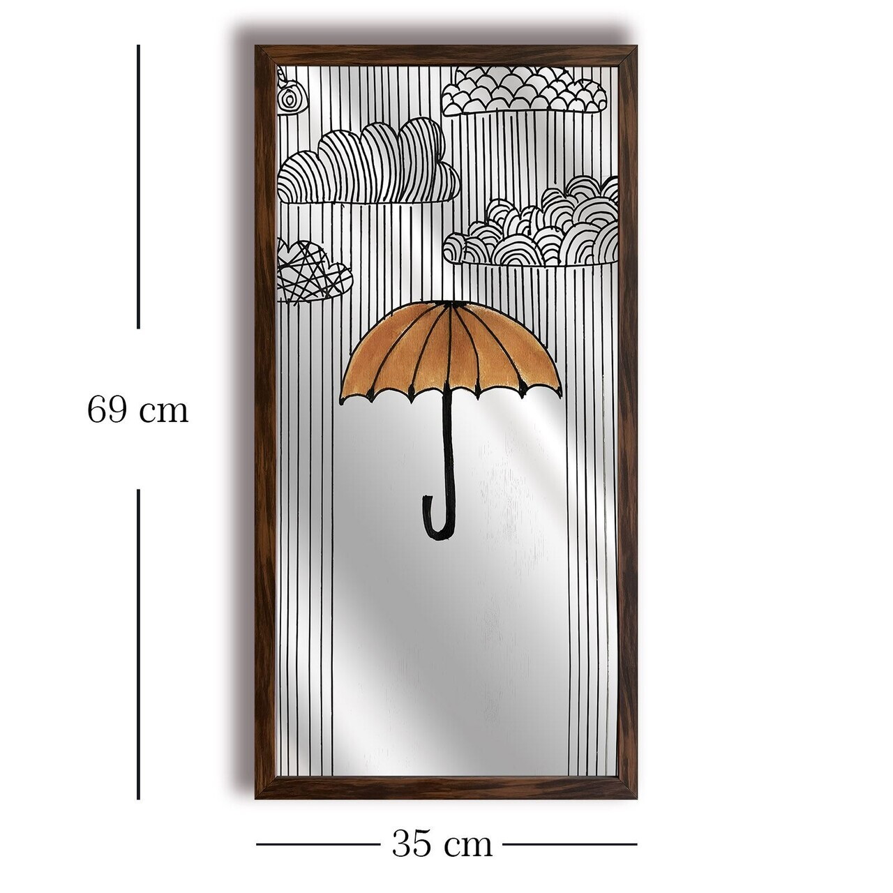 Tablou decorativ, Ahsalct-019, Cadru: 100% PVC (Grosime: 2 cm), Multicolor — imaginea 4