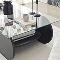 Masuta de cafea, Neostill, Brise, Negru/Transparent