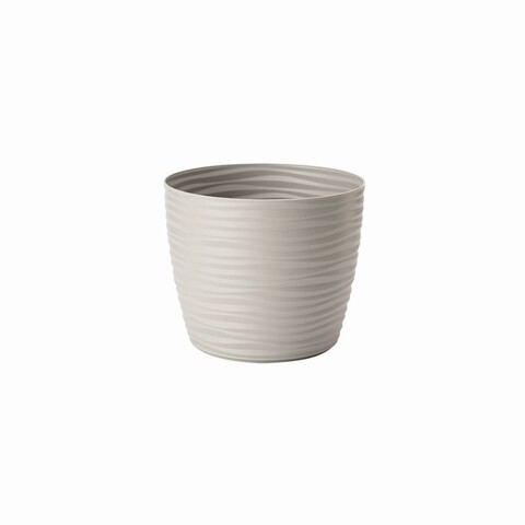Ghiveci Sahara 13 cm, gri deschis
