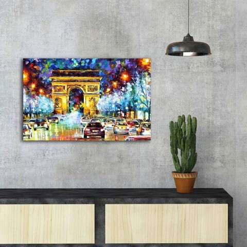 Tablou decorativ, famousart-090, canvas, dimensiune: 45 x 70 cm, multicolor