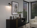 Aplica de perete ELTAP, Detmer, 17x25x20 cm, 1xE27, 15W, otel, negru/auriu