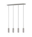 Lustra Marley, TRIO, 75x9x150 cm, 35W, 4x GU10, metal, argintiu mat/negru