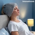 Perna de gel pentru migrene si relaxare, InnovaGoods, Hawfron, poliester, gri