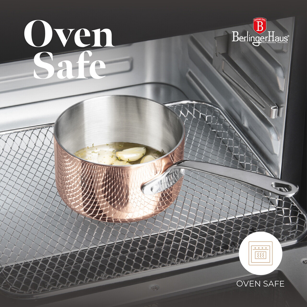 Cratita Berlinger Haus, Copper Touch, 10 cm, inox, cupru - imagine 4