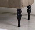 Banca, Fluffe, 209FLF1285, 50% Bumbac / 50% Catifea, Maro