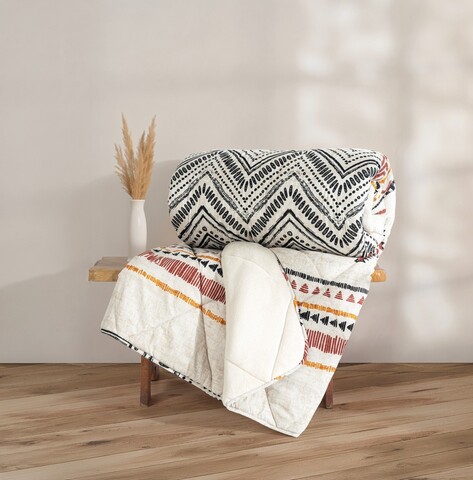 Pilota dubla, Velvet - Felix Beige, Cotton Box, Poliester