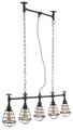 Lustra Manhattan 5, Mauro Ferretti, 114 x 14 x 32 cm, 5 x E27, 20W, fier