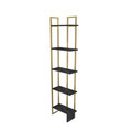 Corp biblioteca, Retricy, Alice, 45.2x21.6x180 cm, PAL, Negru