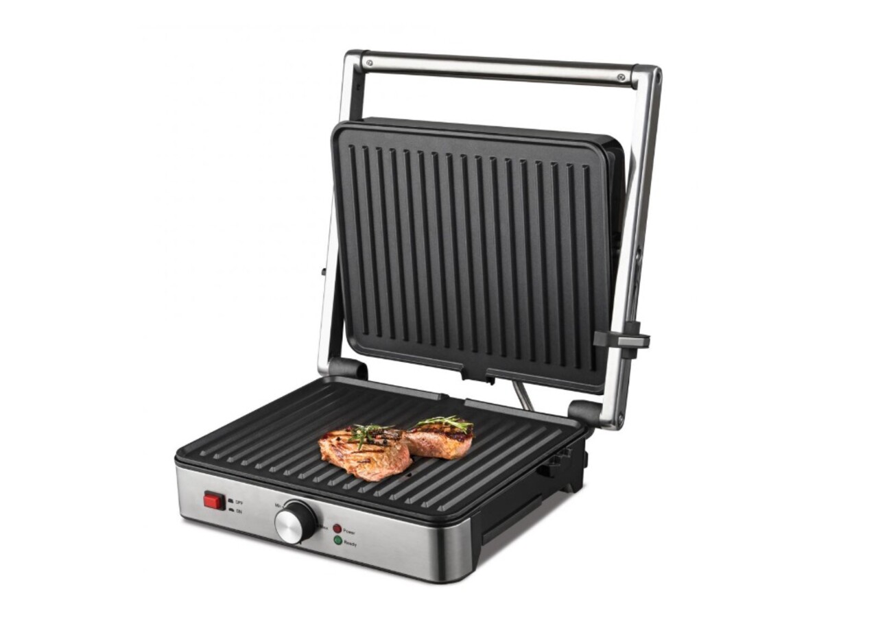 Gratar electric Sunsetgrill, Heinner, 2000W, negru/argintiu - 1 | YEO