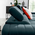 Coltar extensibil dreapta 3 locuri ELTAP, RT-100VE, Grayson, 278x205x92 cm, lemn/poliester, albastru