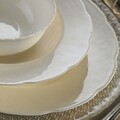 Serviciu de masa, 62 piese, Kutahya Porselen, BNOLY62YT43010066, portelan, alb