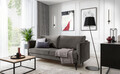 Canapea extensibila 4 locuri ELTAP, SO-REV-04LO, Revi, 215x98x92 cm, lemn/poliester, gri
