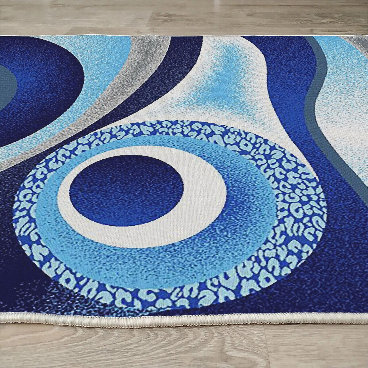 Covor, Woopamuk252, 100x300 cm, Albastru — imaginea 6