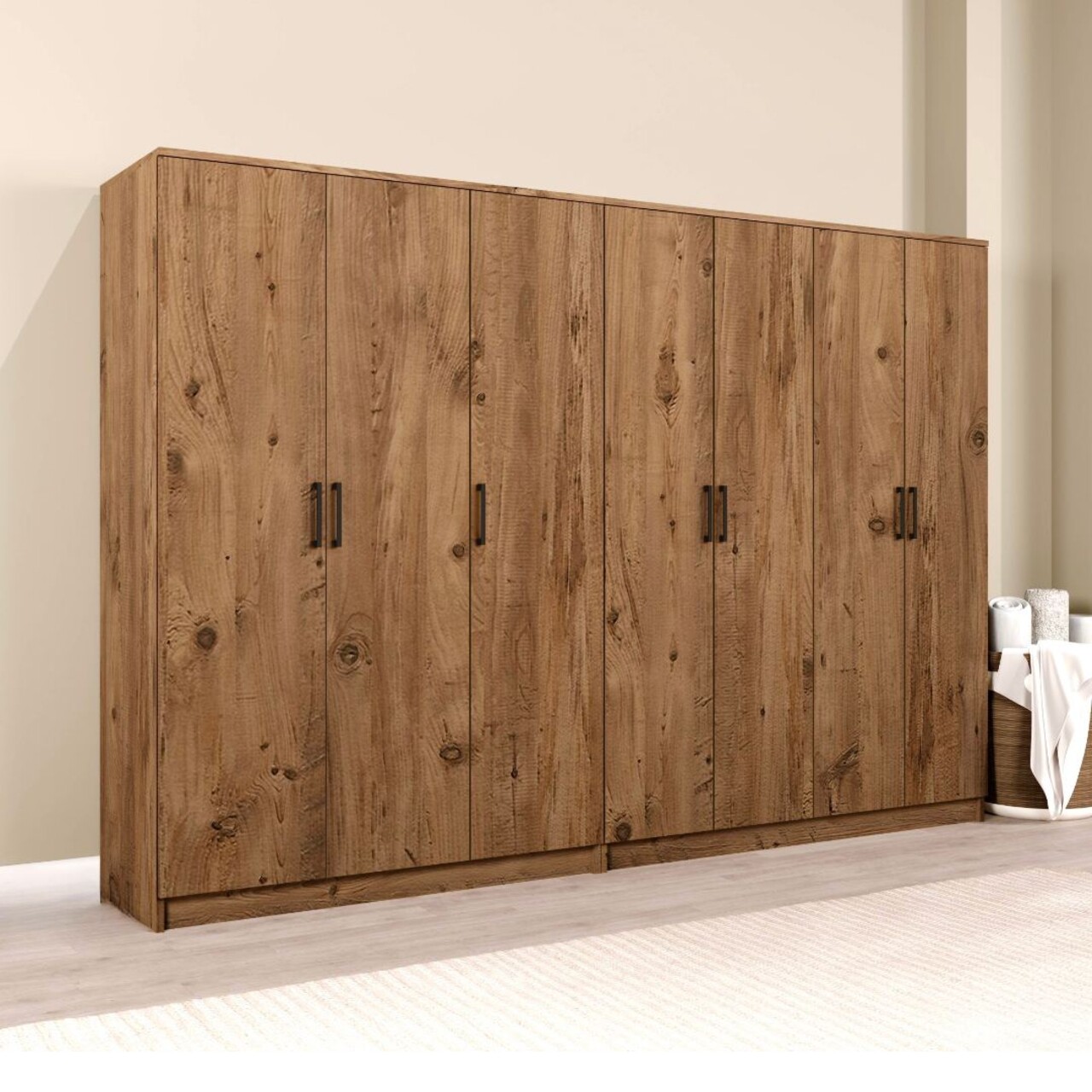 Dulap pentru haine, Miwood, Kardelen 1600-117, Maro - 1 | YEO