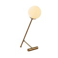 Lampa de masa, Tatum, 584TTM1714, Metal, Vintage / Alb