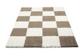 Covor Hugh, Decorino, 160x235 cm, polipropilena, crem/maro