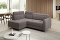 Coltar extensibil stanga 3 locuri ELTAP, LT-20AS, Barea, 208x160x100 cm, lemn/poliester, maro deschis