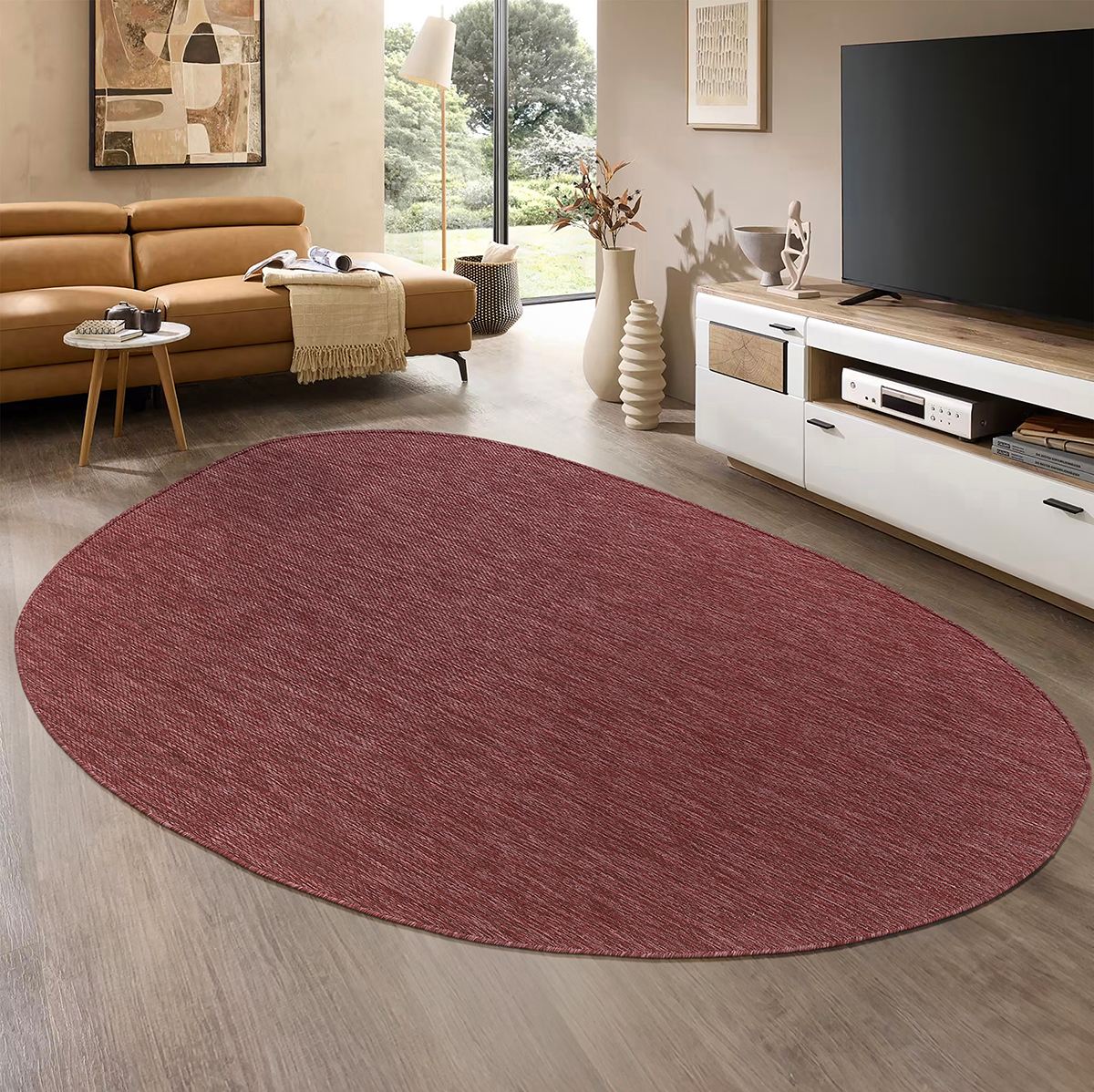 Covor, Tema 9039, 160x230 cm, SISAL, Bordo