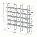 Biblioteca Beylerbeyi, Puqa Design, 160x26x160 cm, natural/negru
