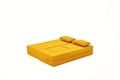 Canapea extensibilă cu 2 locuri, Balcab Home, 825BLC5403, Material: 100% ȘENILĂ, Portocaliu