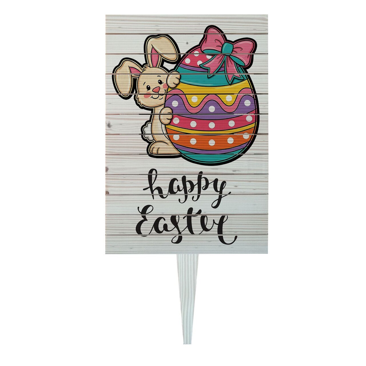 Semn de curte, Big Easter Surprise, 38x58 cm, Multicolor - imagine 3