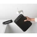 Set 5 cutite cu suport, Brabantia, Tasty+, 18.9x8.9x33.5 cm, plastic/otel, gri inchis