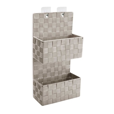 Cos de depozitare suspendat esther, versa, 25x11.5x48 cm, bej
