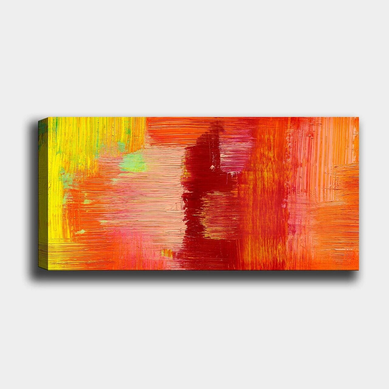 Tablou decorativ, YTY40428634_50120, Canvas, Rama din lemn (grosime 3 cm), Multicolor — imaginea 2
