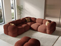 Coltar simetric 4 locuri, Loretto, Cosmopolitan Design, 250x250x68 cm, tesatura structurata, corai