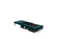 Canapea extensibilă cu 1 loc, Futon, 859FTN2344, Metal , Verde petrol