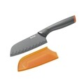 Cutit Santoku, Tefal, Fresh Kitchen, 12 cm, inox + protectie lama