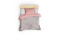 Lenjerie de pat pentru o persoana (DE), Cathi - Salmon, Cotton Box, Bumbac Ranforce