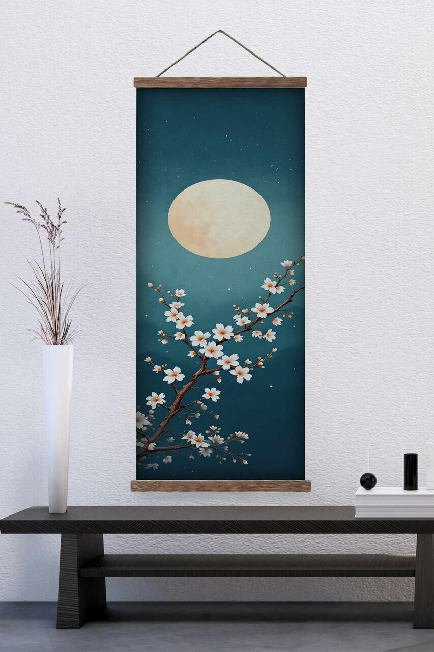 Tablou decorativ ARTJPNPSTRDK25 Lemn masiv Pictura pe canvas Multicolor