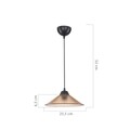 Lustra Bal MDL.4153, Squid Lighting, 25.5x 48 cm, 60W, negru