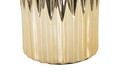 Lampa de masa, Glam Elegant, Mauro Ferretti, 1 x E27, 40W, Ø30 x 48.5 cm, ceramica/fier/textil, alb/auriu