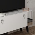Comoda TV, Odessa, Tarab, 120x30x50 cm, PAL, Alb