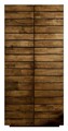 Dulap pentru haine, Rabi, Rb-167, 90x184x48 cm, Maro