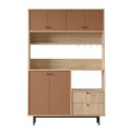 Dulap multifunctional, Locelso, RE5-SK, Stejar / Tigla Roșu